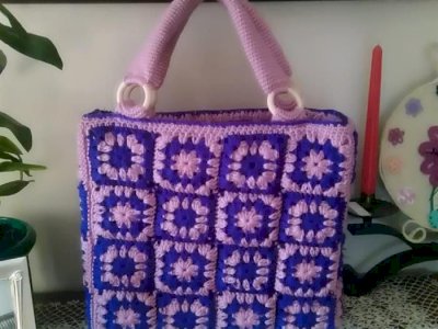 borse granny in lana,