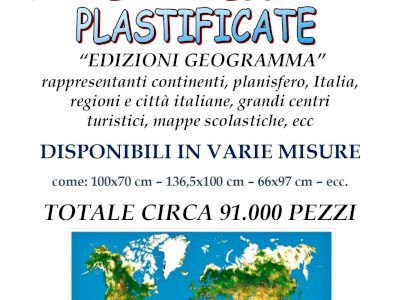 Vendita fallimentare di mappe satellitari circa 90.000 pezzi